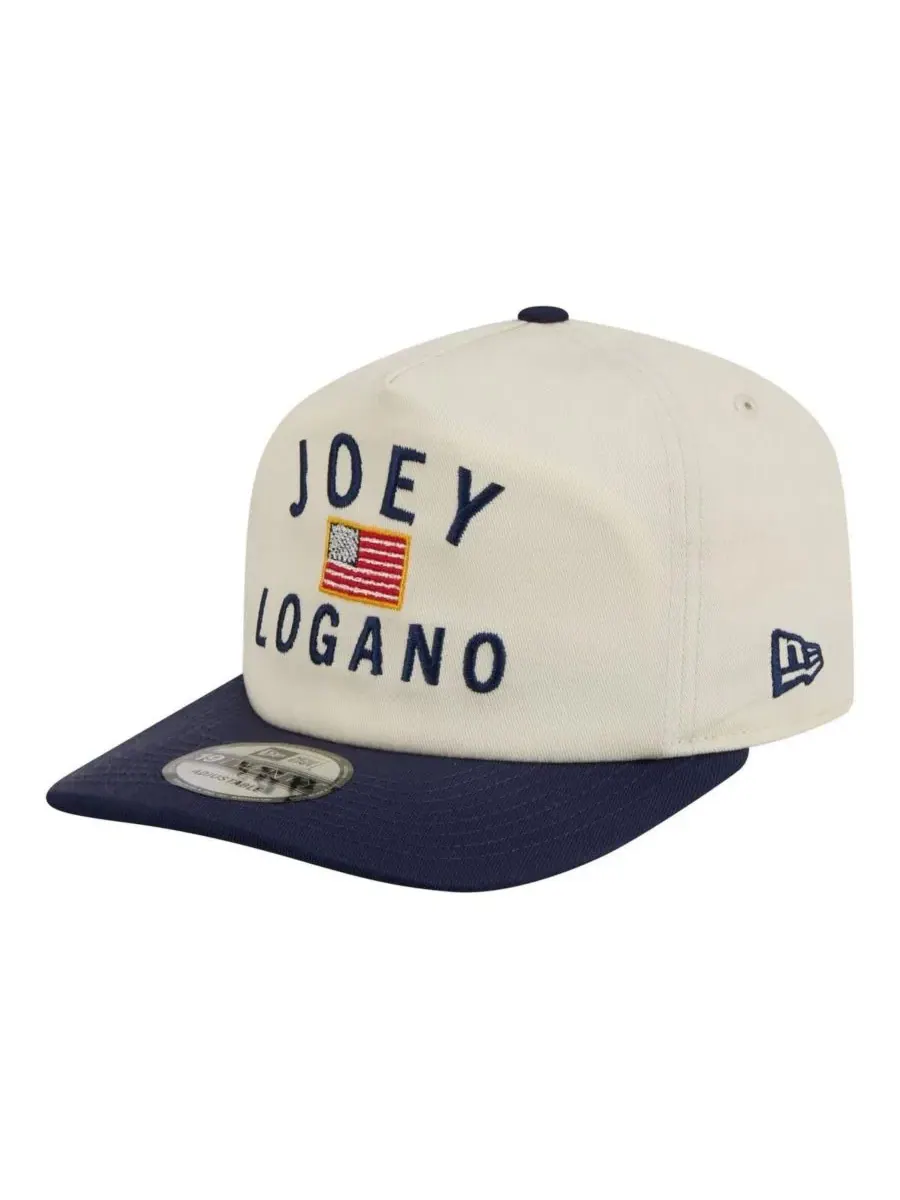Кепка-снэпбек Joey Logano Flag 19TWENTY New Era — изображение 3 из 5, кремовый темно-синий