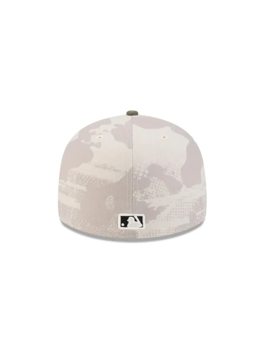 New Era Мужская бейсболка 59FIFTY светло-бежевого/оливкового цвета, посвященная Дню вооруженных сил — изображение 5 из 6