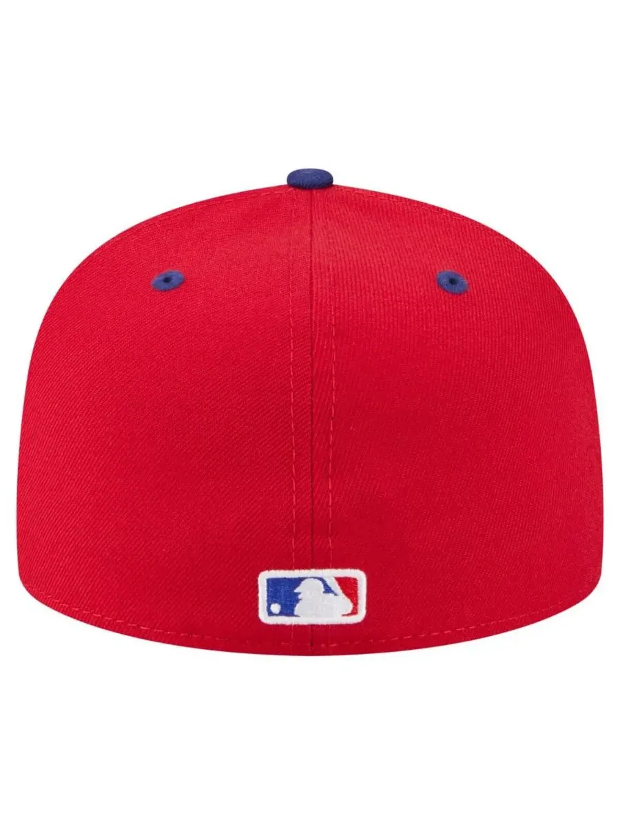 New Era Мужская кепка Bryce Harper Red Philadelphia Phillies 59FIFTY Fitted Hat — изображение 3 из 4, красный