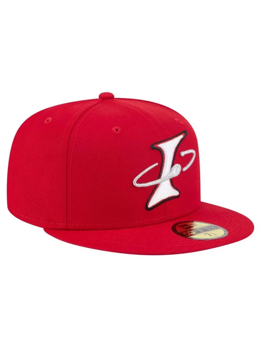 New Era Мужская красная кепка Albuquerque Isotopes Authentic Collection 59FIFTY Fitted Hat — изображение 3 из 4, красный