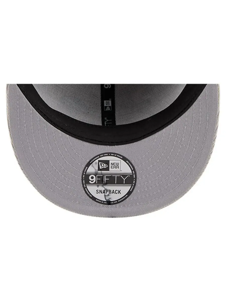 New Era Мужская серая вельветовая кепка Detroit Lions 9FIFTY с регулируемой застежкой — изображение 3 из 5, серый