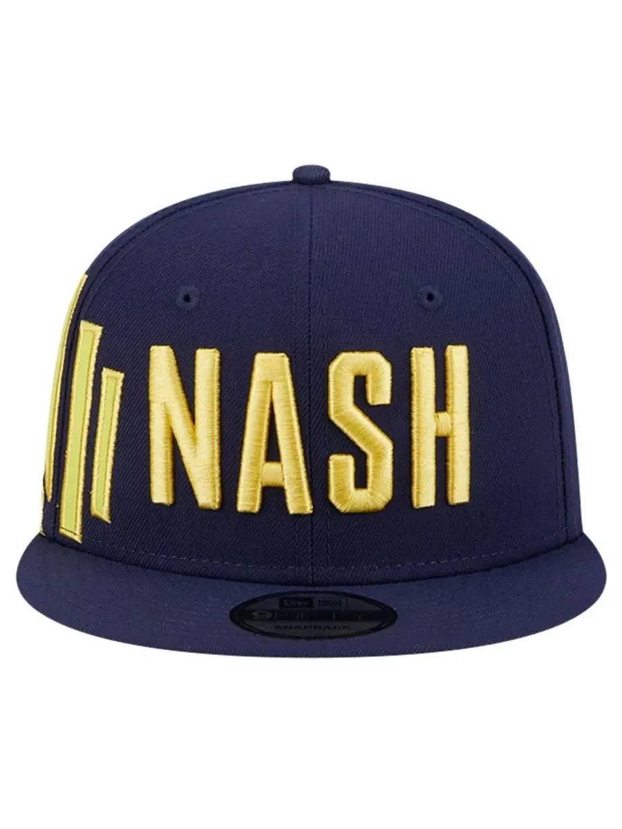 New Era Мужская темно-синяя бейсболка Nashville SC Jumbo 9FIFTY Snapback — изображение 2 из 4, темно-синий