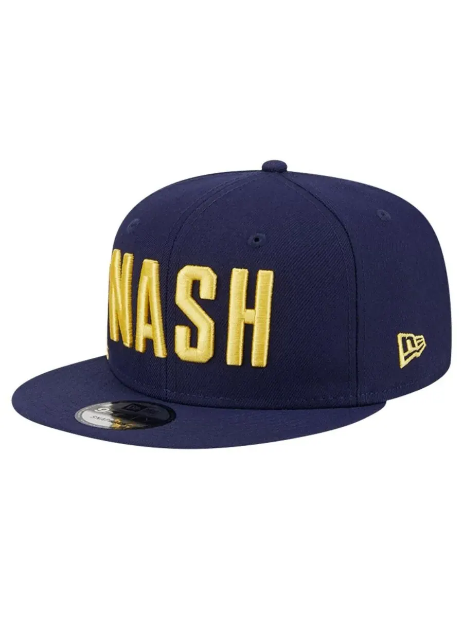 New Era Мужская темно-синяя бейсболка Nashville SC Jumbo 9FIFTY Snapback — изображение 3 из 4, темно-синий