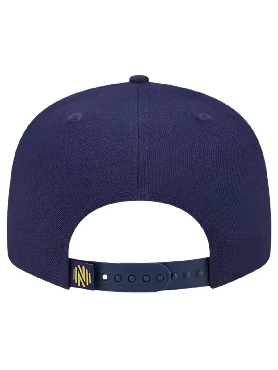 New Era Мужская темно-синяя бейсболка Nashville SC Jumbo 9FIFTY Snapback — изображение 4 из 4, темно-синий