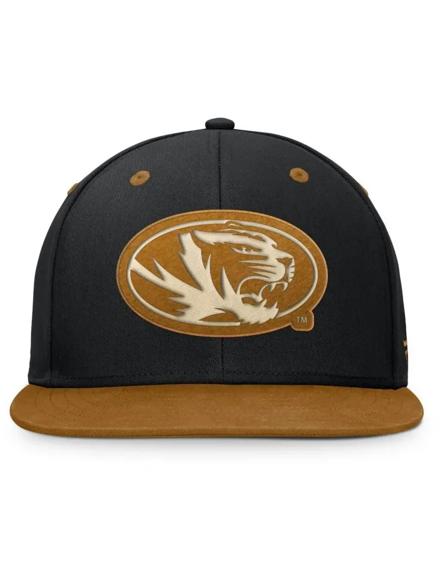 Fanatics Мужская кепка Noboa с изображением команды Missouri Tigers — изображение 2 из 4, черный коричневый