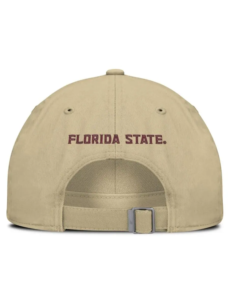 Мужская золотистая регулируемая кепка Florida State Seminoles Primetime Club Nike — изображение 3 из 4, золото
