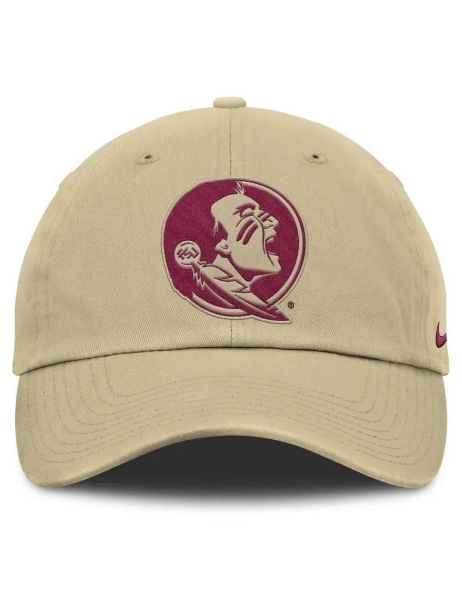 Мужская золотистая регулируемая кепка Florida State Seminoles Primetime Club Nike — изображение 4 из 4, золото