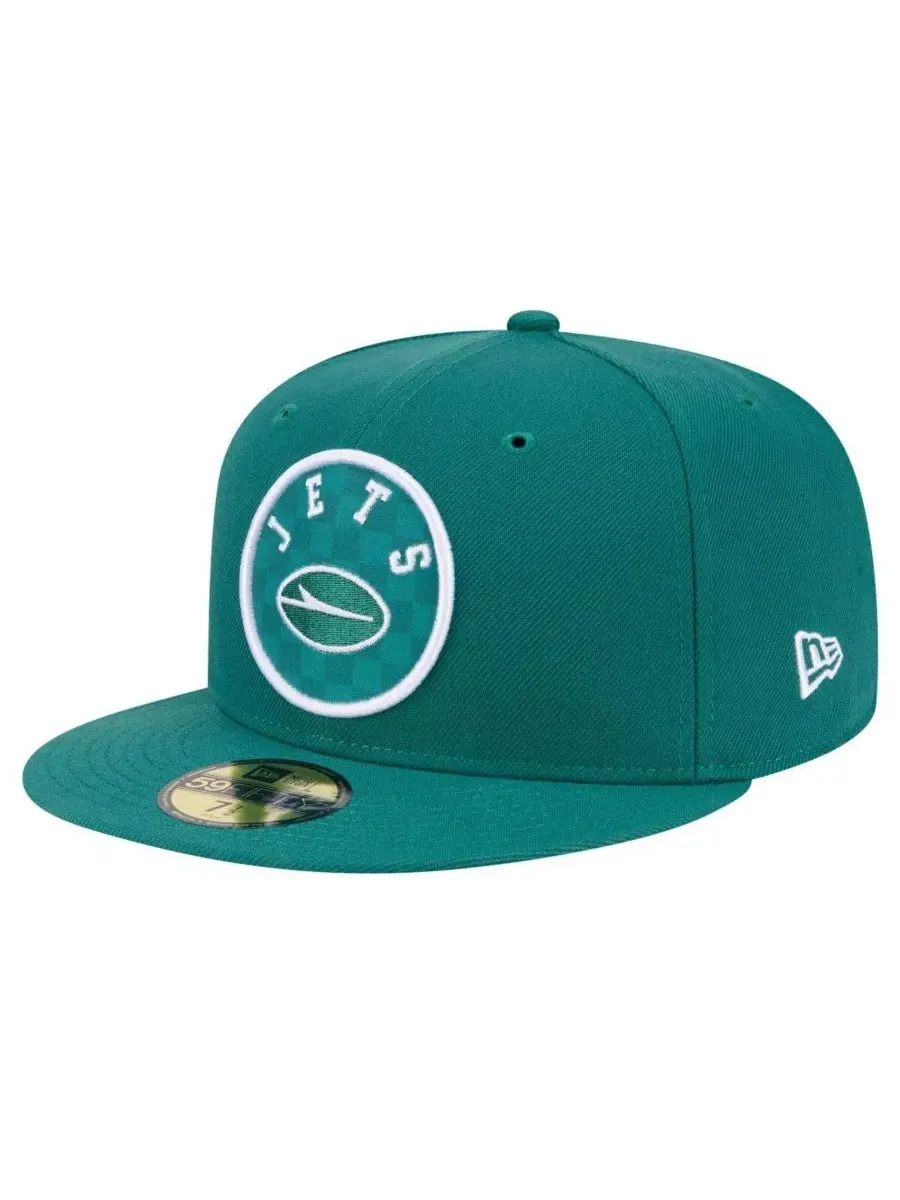 New Era Мужская зеленая клетчатая кепка New York Jets 59FIFTY — изображение 1 из 5, зеленый