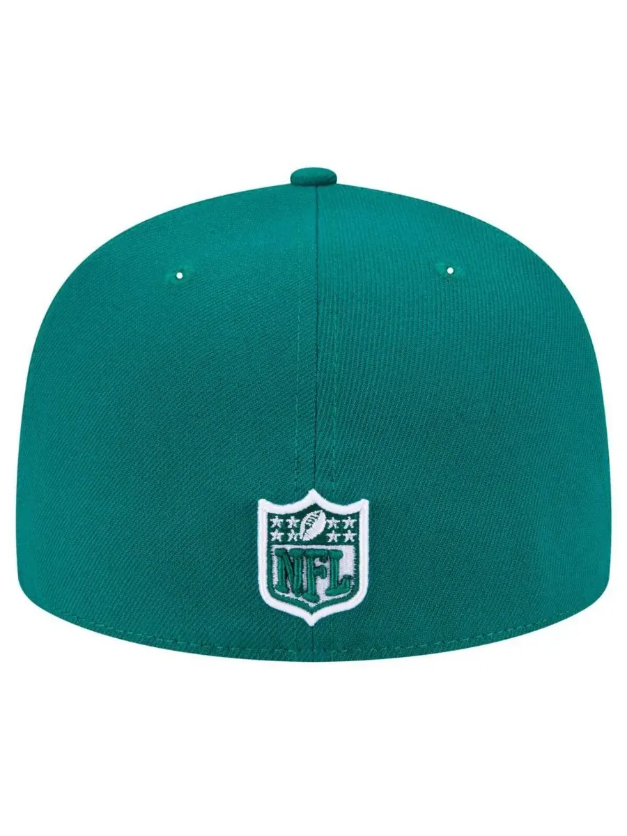 New Era Мужская зеленая клетчатая кепка New York Jets 59FIFTY — изображение 3 из 5, зеленый