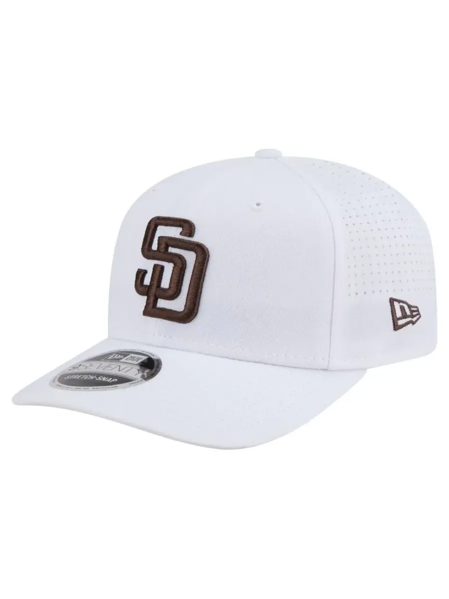 New Era Мужская белая регулируемая кепка San Diego Padres COOLERA 9SEVENTY — изображение 1 из 4, белый