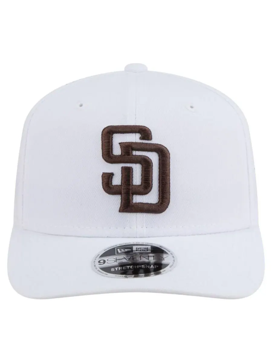 New Era Мужская белая регулируемая кепка San Diego Padres COOLERA 9SEVENTY — изображение 3 из 4, белый