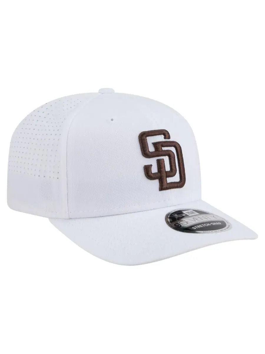 New Era Мужская белая регулируемая кепка San Diego Padres COOLERA 9SEVENTY — изображение 4 из 4, белый