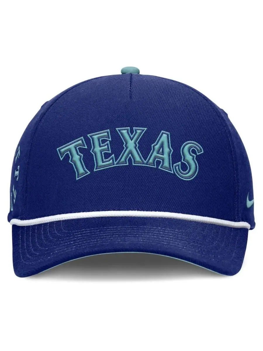Мужская регулируемая бейсболка Royal Texas Rangers ко Дню отца Nike — изображение 2 из 4, королевский