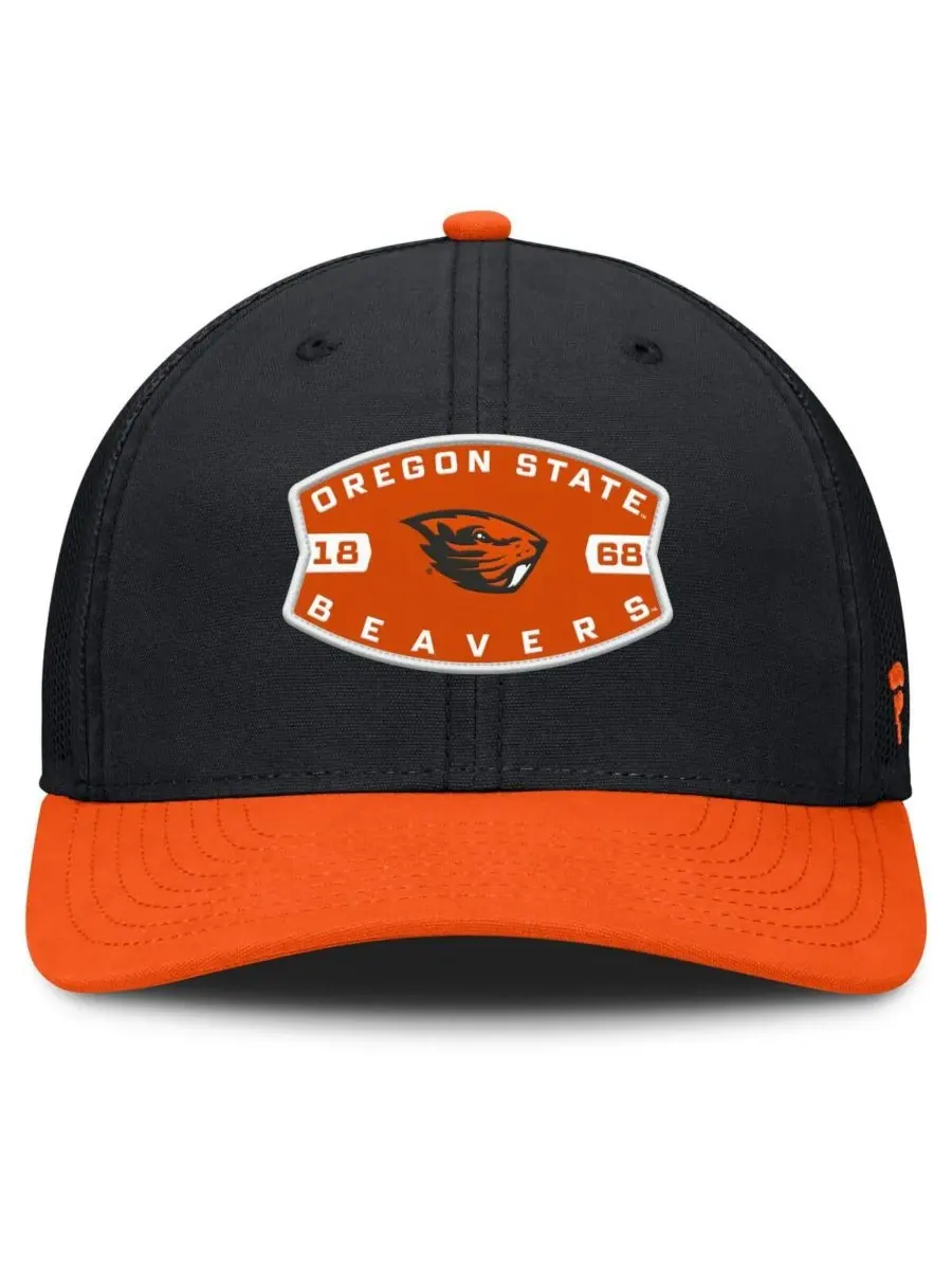 Fanatics Мужская регулируемая кепка-тракер Adapt с символикой команды Oregon State Beavers — изображение 2 из 4