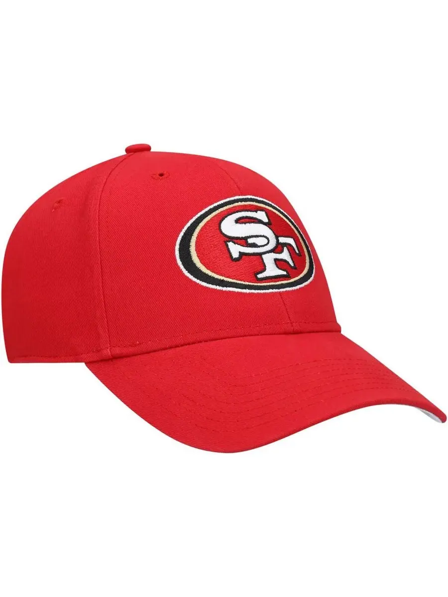 Детская алая бейсболка San Francisco 49ers Basic MVP с регулируемым размером '47 Brand — изображение 3 из 4, алый