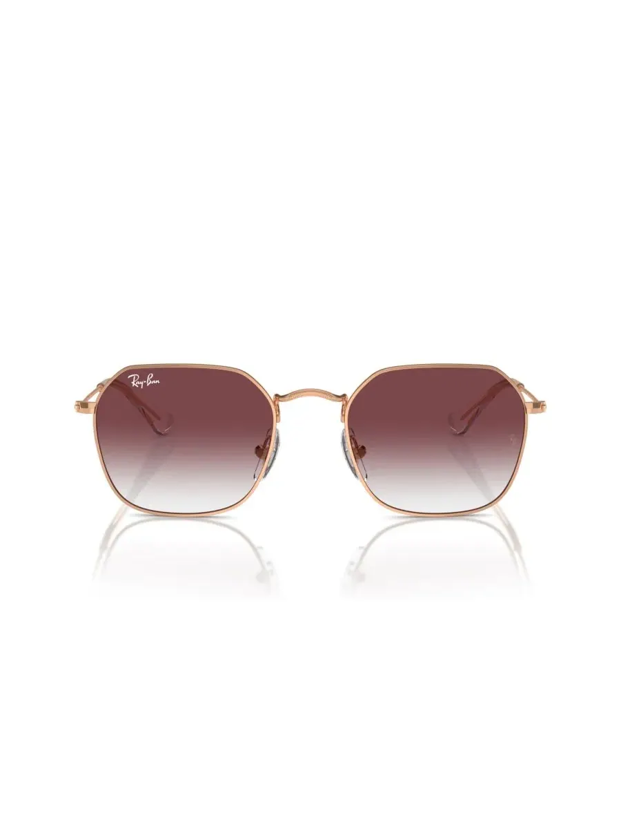 Детские солнцезащитные очки, Rb9594S (для детей 11-13 лет) Ray-Ban Jr — изображение 2 из 6, розовый золотистый