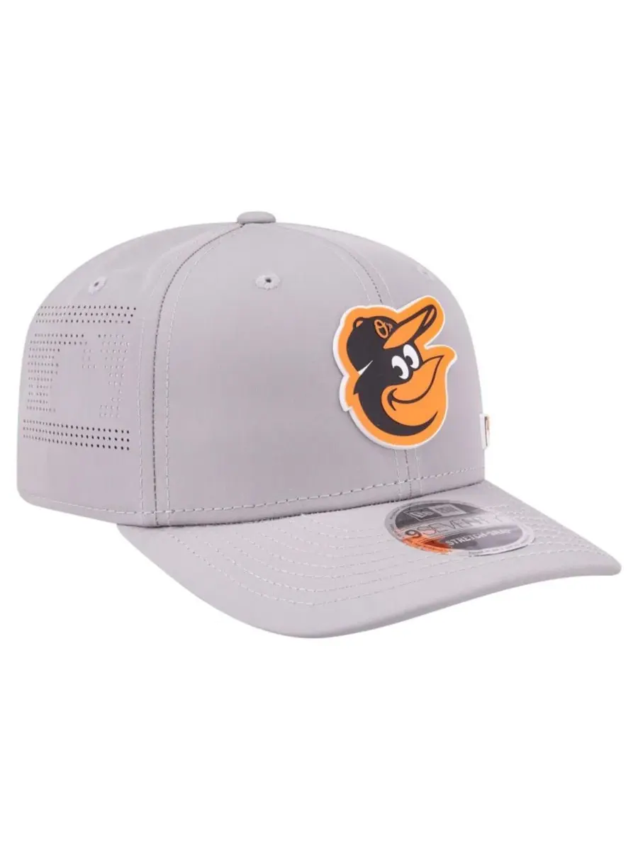 Кепка Baltimore Orioles 9SEVENTY с лазерной перфорацией New Era — изображение 4 из 5, серый