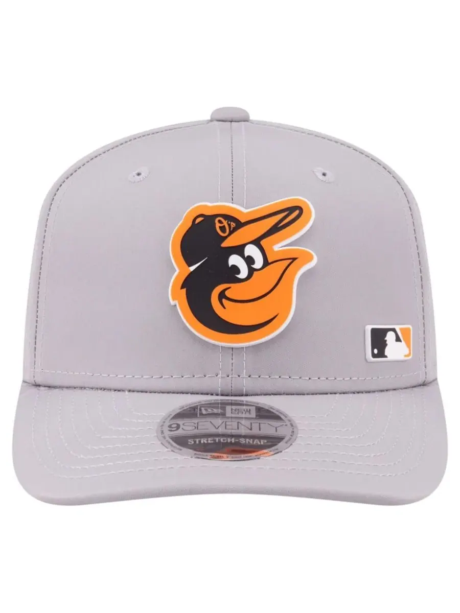 Кепка Baltimore Orioles 9SEVENTY с лазерной перфорацией New Era — изображение 5 из 5, серый