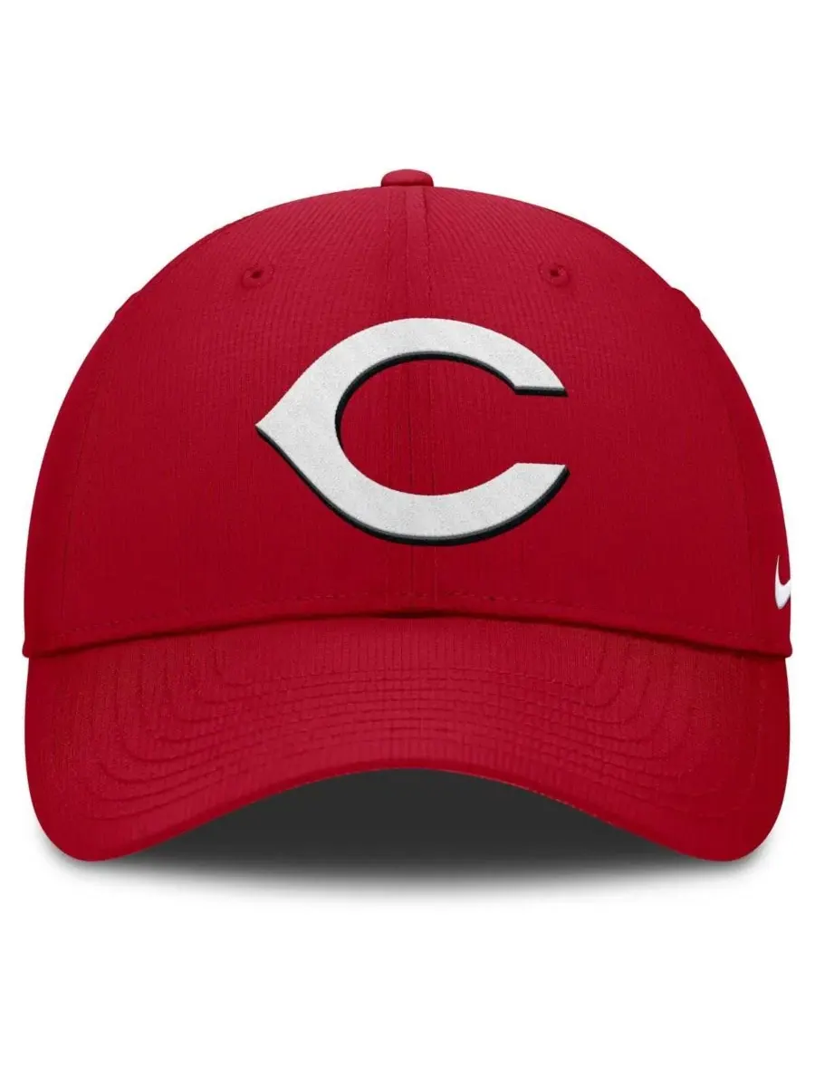 Бейсболка Nike Dri-FIT Club с вышитым логотипом Cincinnati Reds — изображение 2 из 4, красный