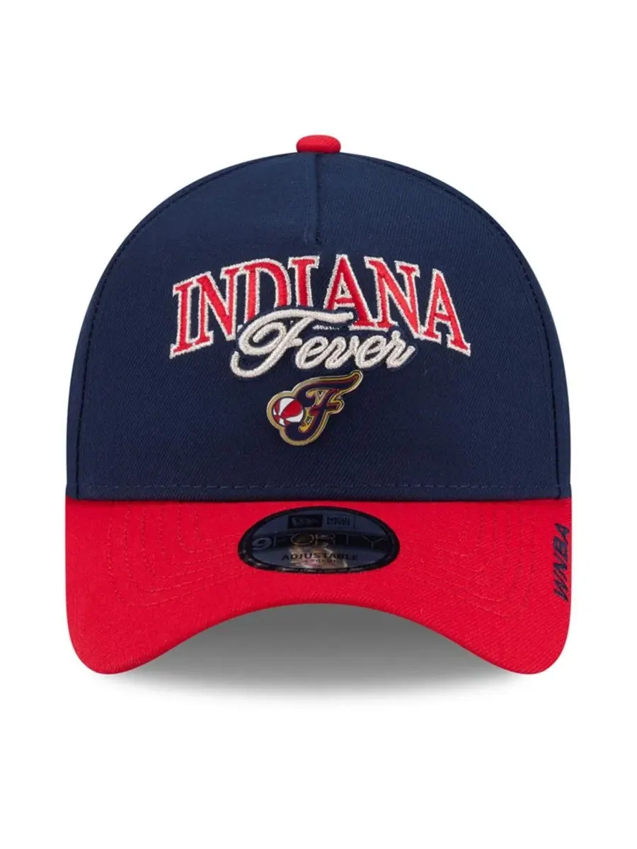 Кепка New Era 9FORTY A-Frame с металлическим логотипом Indiana Fever WNBA Tip-Off 2026 — изображение 5 из 5