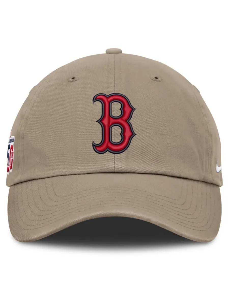 Кепка Nike Boston Red Sox с вышивкой, Celebrating America's 250th — изображение 2 из 4, хаки