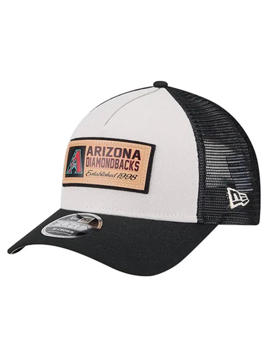 Кепка-тракер New Era, модель Text A-Frame Trucker 9FORTY — изображение 1 из 5, черный