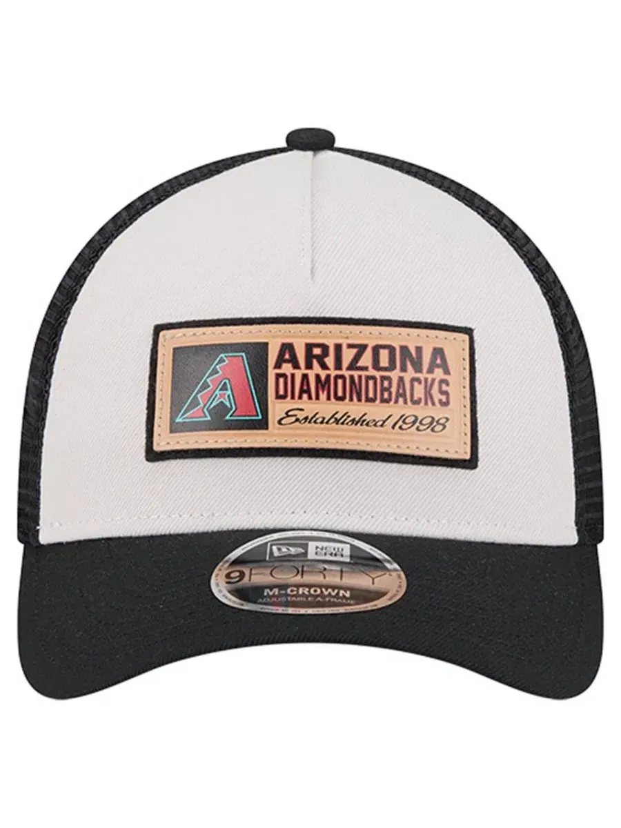 Кепка-тракер New Era, модель Text A-Frame Trucker 9FORTY — изображение 2 из 5, черный