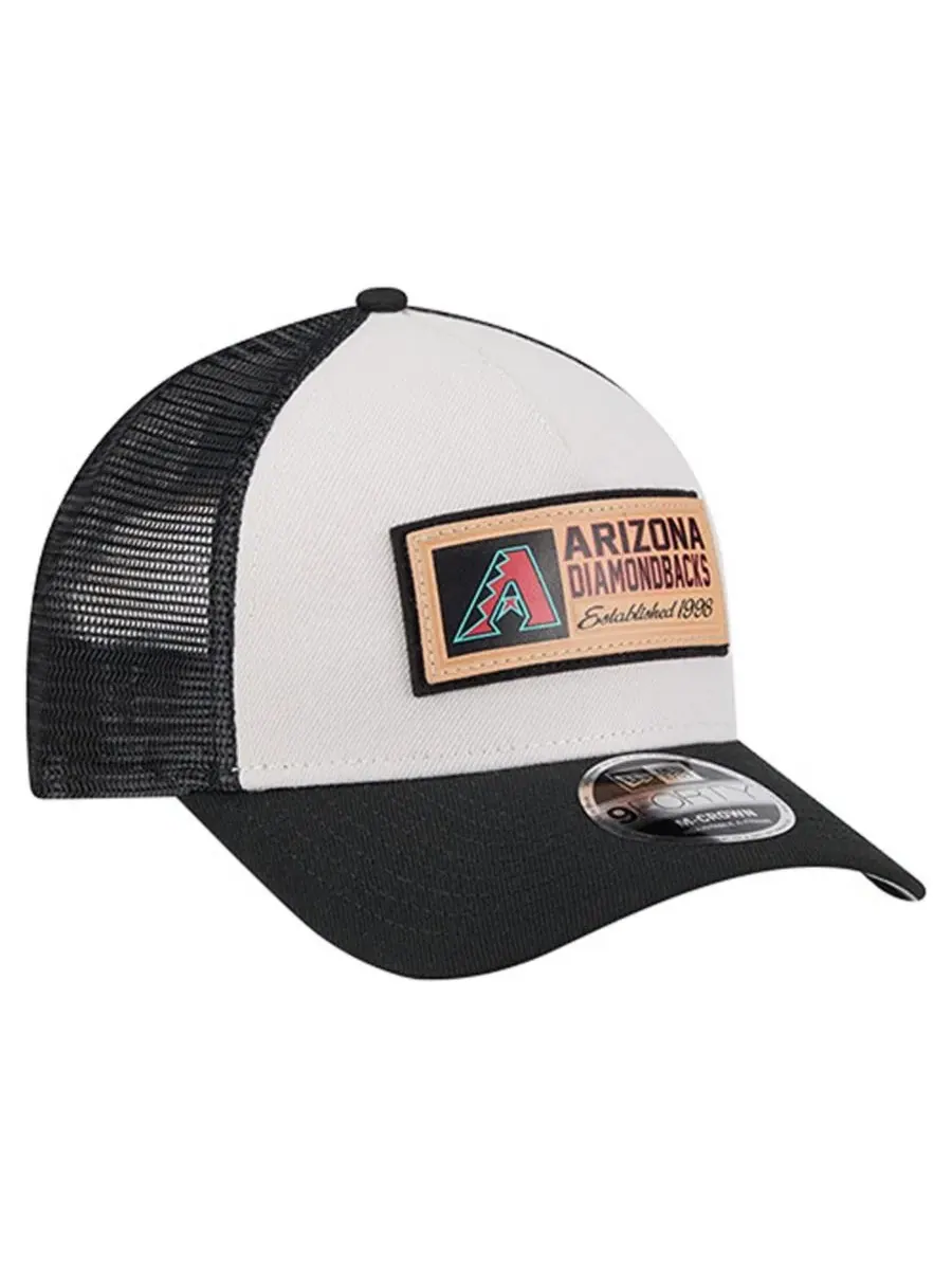 Кепка-тракер New Era, модель Text A-Frame Trucker 9FORTY — изображение 3 из 5, черный