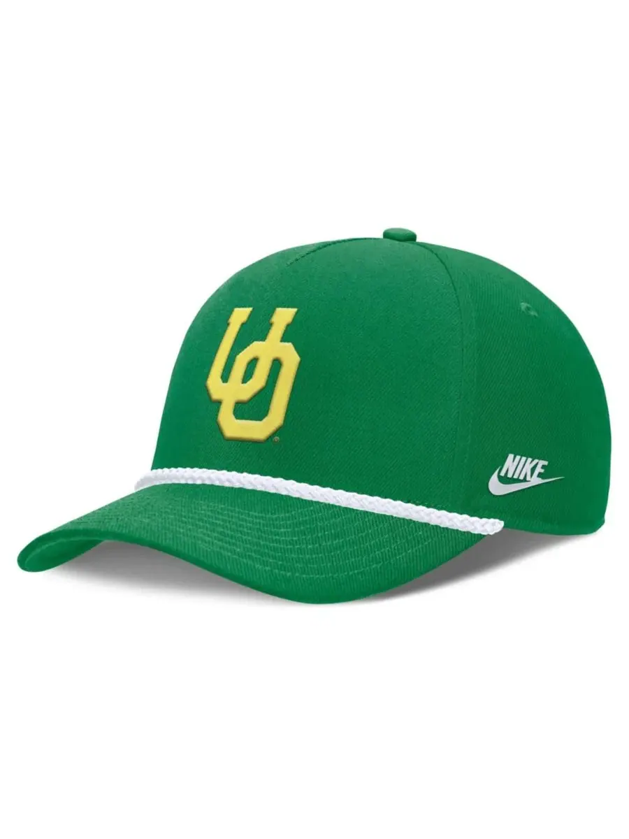 Бейсболка Nike Rise с принтом Oregon Ducks — изображение 3 из 4, зеленый