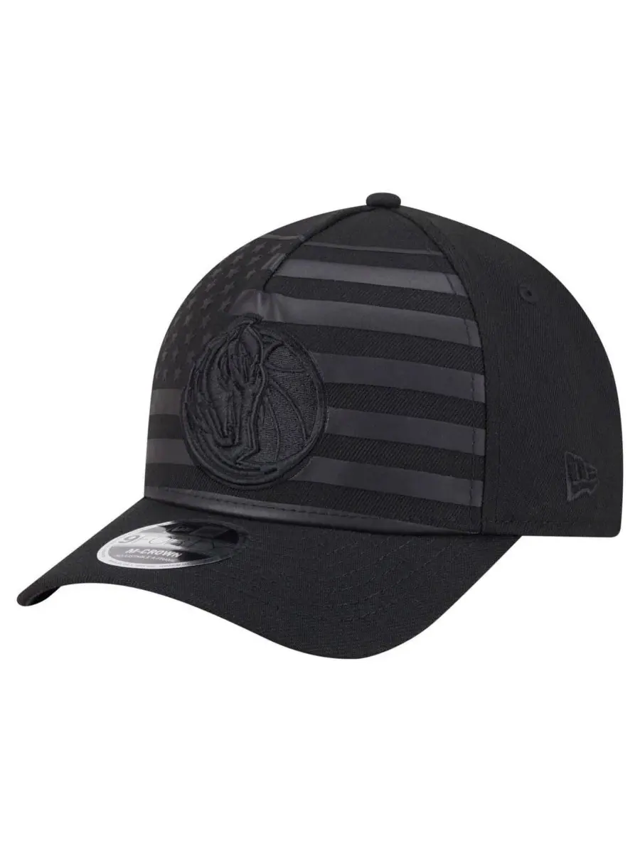 Мужская черная регулируемая кепка Dallas Mavericks Game Day Flag A-Frame 9FORTY New Era — изображение 1 из 4, черный