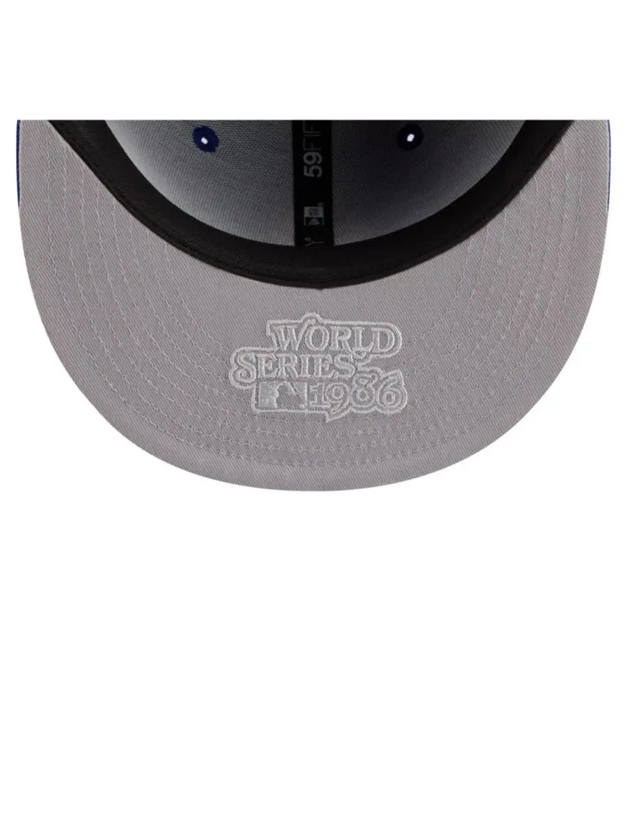 Мужская бейсболка Royal New York Mets Hidden Hit 59FIFTY Fitted Hat New Era — изображение 5 из 5, королевский