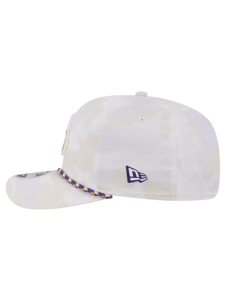 Кепка New Era 9SEVENTY с принтом Камо, модель Camo Rope — изображение 6 из 7, белый