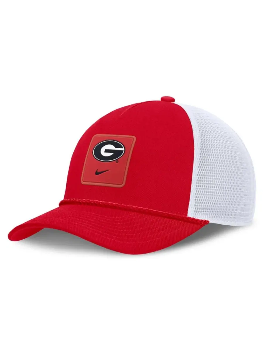 Кепка-тракер с принтом Georgia Bulldogs Nike — изображение 1 из 4, красный белый