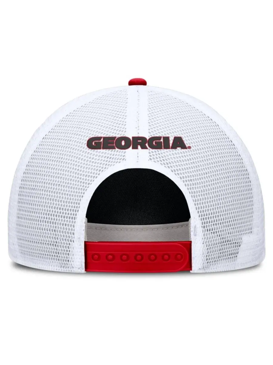 Кепка-тракер с принтом Georgia Bulldogs Nike — изображение 4 из 4, красный белый
