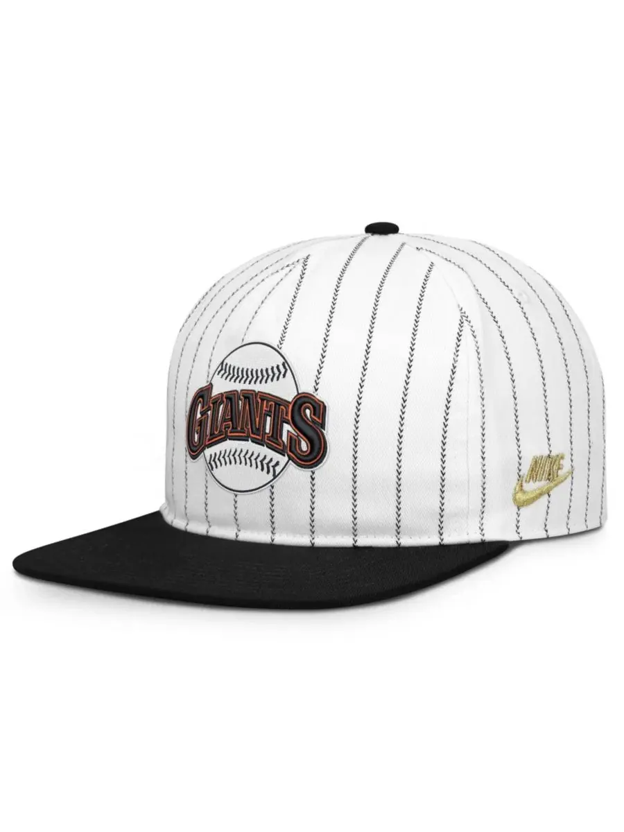 Бейсболка Nike с вышивкой San Francisco Giants — изображение 1 из 4, белый черный