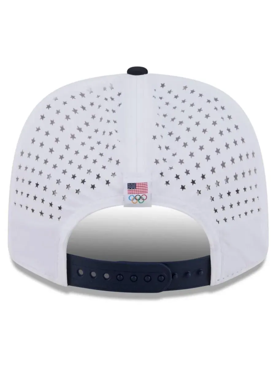 Кепка New Era Team USA Perforated Stars 9SEVENTY — изображение 4 из 5, белый черный
