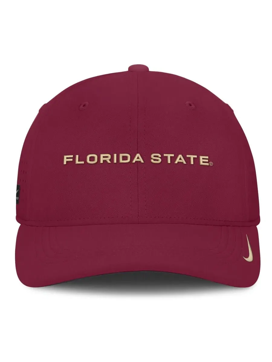 Бейсболка с вышивкой Florida State Seminoles Nike — изображение 2 из 5, гранат