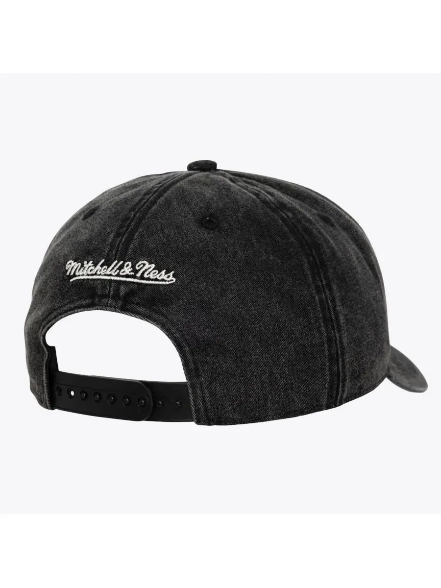 Кепка Snow Block Pro Crown Snapback Mitchell & Ness — изображение 2 из 2, кремовый черный