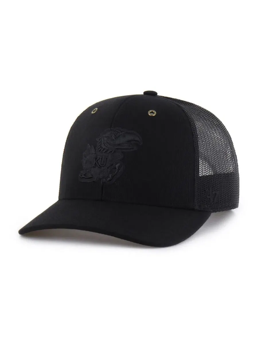 Кепка-тракер с логотипом Kansas Jayhawks, Carhartt x '47 — изображение 1 из 4, черный
