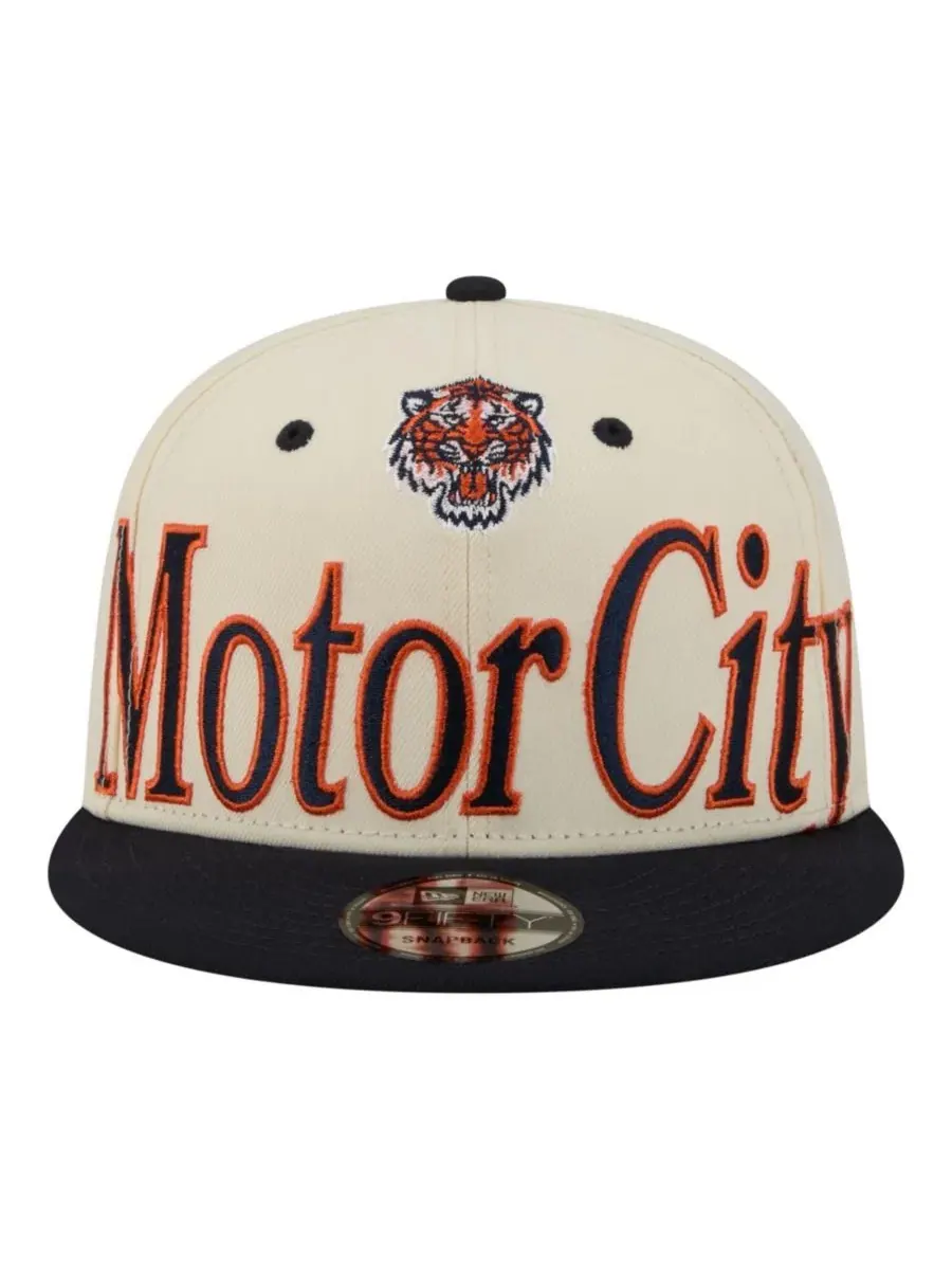 Бейсболка с вышивкой Detroit Tigers New Era — изображение 2 из 7, бежевый