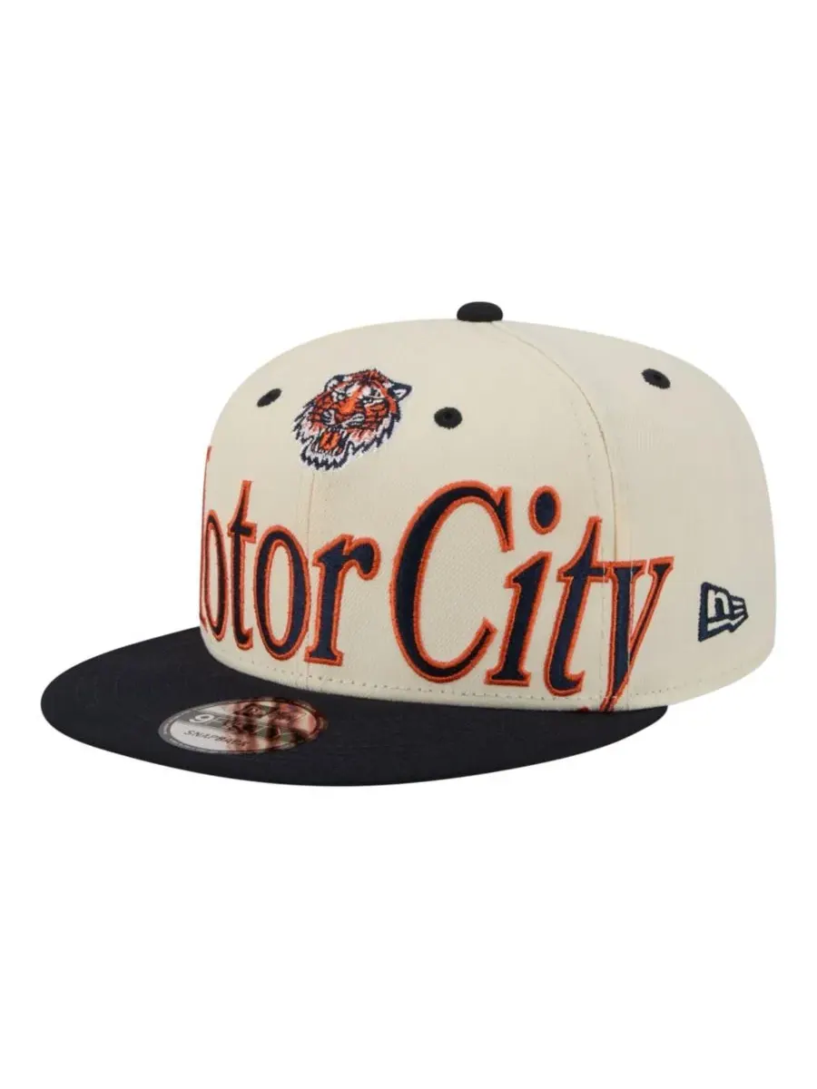 Бейсболка с вышивкой Detroit Tigers New Era — изображение 3 из 7, бежевый