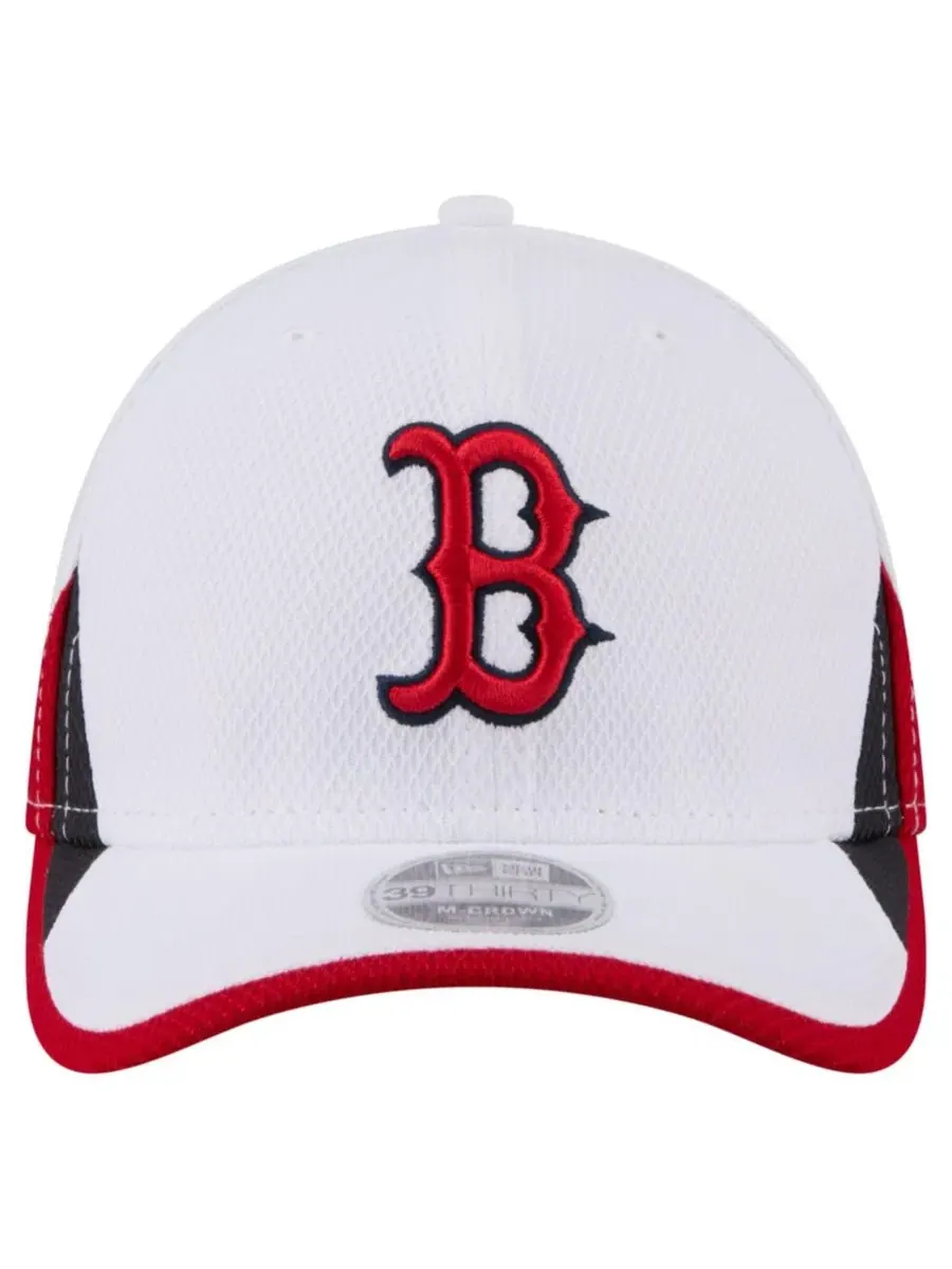Кепка с вышивкой Boston Red Sox 39THIRTY New Era — изображение 5 из 5, белый
