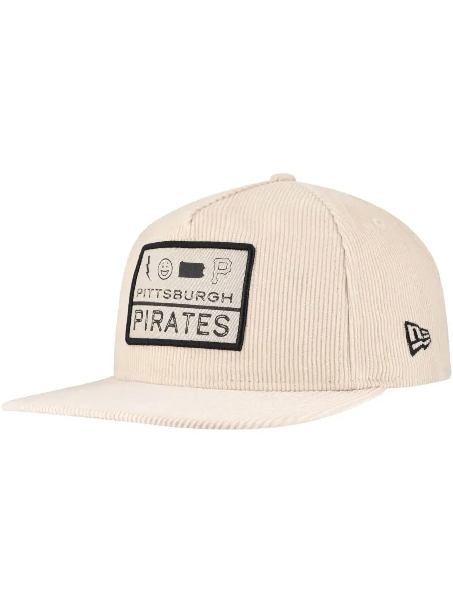 New Era Мужская хаки бейсболка для гольфа Pittsburgh Pirates, летняя модель, с застежкой-регулятором — изображение 1 из 5