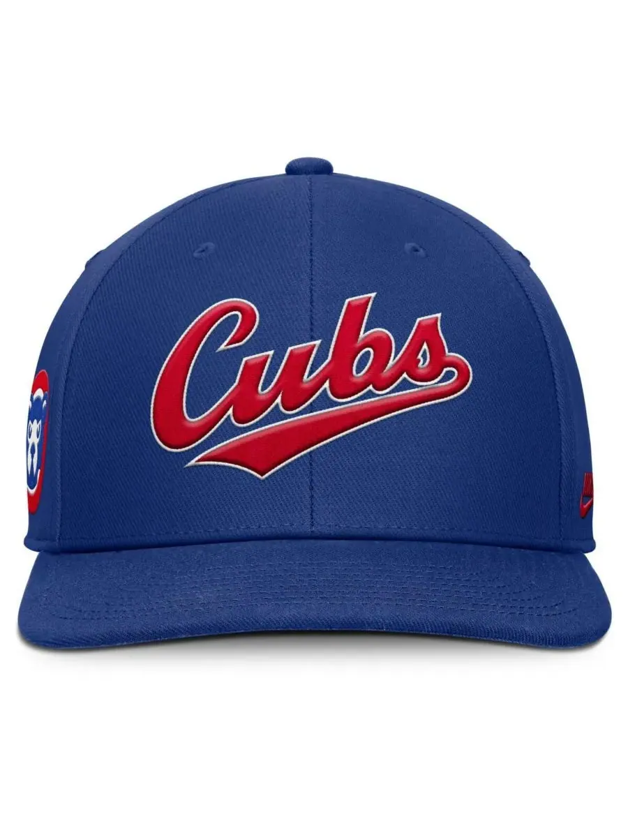 Мужская бейсболка Royal Chicago Cubs Pro Performance Snapback Nike — изображение 4 из 4, королевский