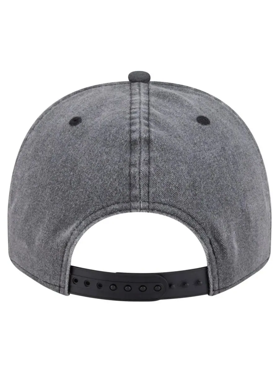 New Era Мужская бейсболка 9FIFTY Snapback цвета угольно-серого с логотипом New York Rangers — изображение 4 из 4, темно-серый