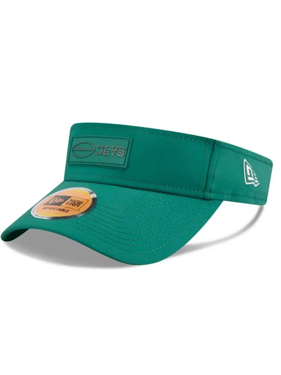 New Era Мужская зеленая кепка-козырек New York Jets 2025 Sideline — изображение 1 из 5, зеленый
