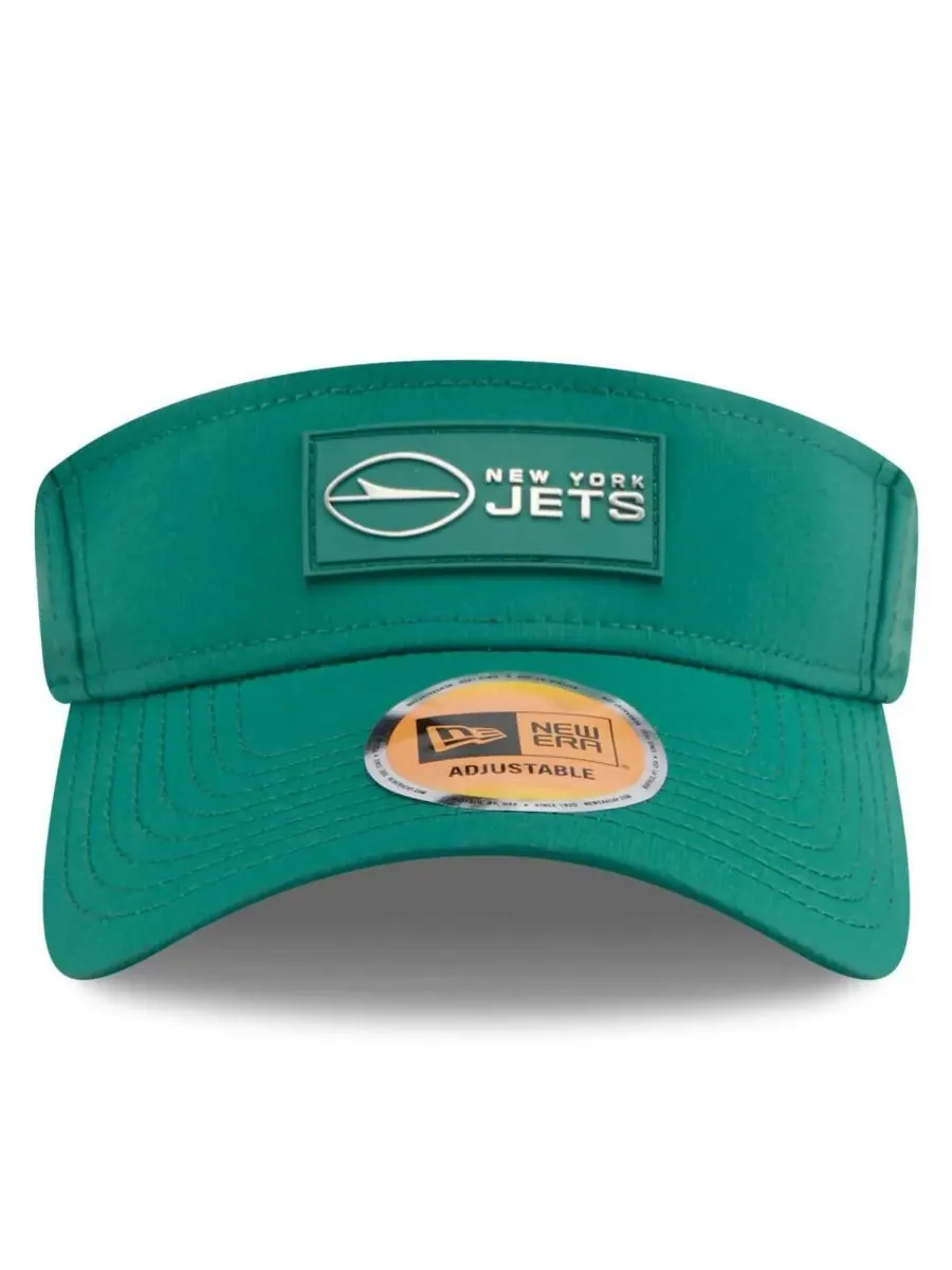 New Era Мужская зеленая кепка-козырек New York Jets 2025 Sideline — изображение 4 из 5, зеленый