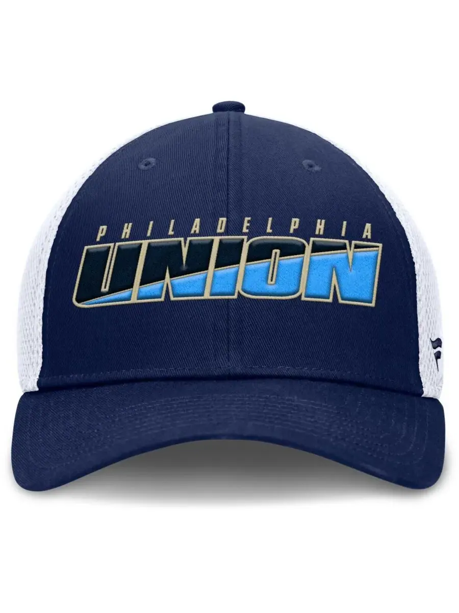 Fanatics Мужская темно-синяя бейсболка Philadelphia Union Rocket Flex — изображение 3 из 4, темно-синий