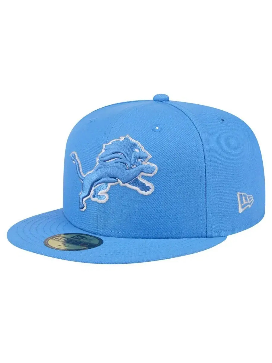 New Era Мужская синяя бейсболка Detroit Lions Omaha 59FIFTY — изображение 1 из 4, синий