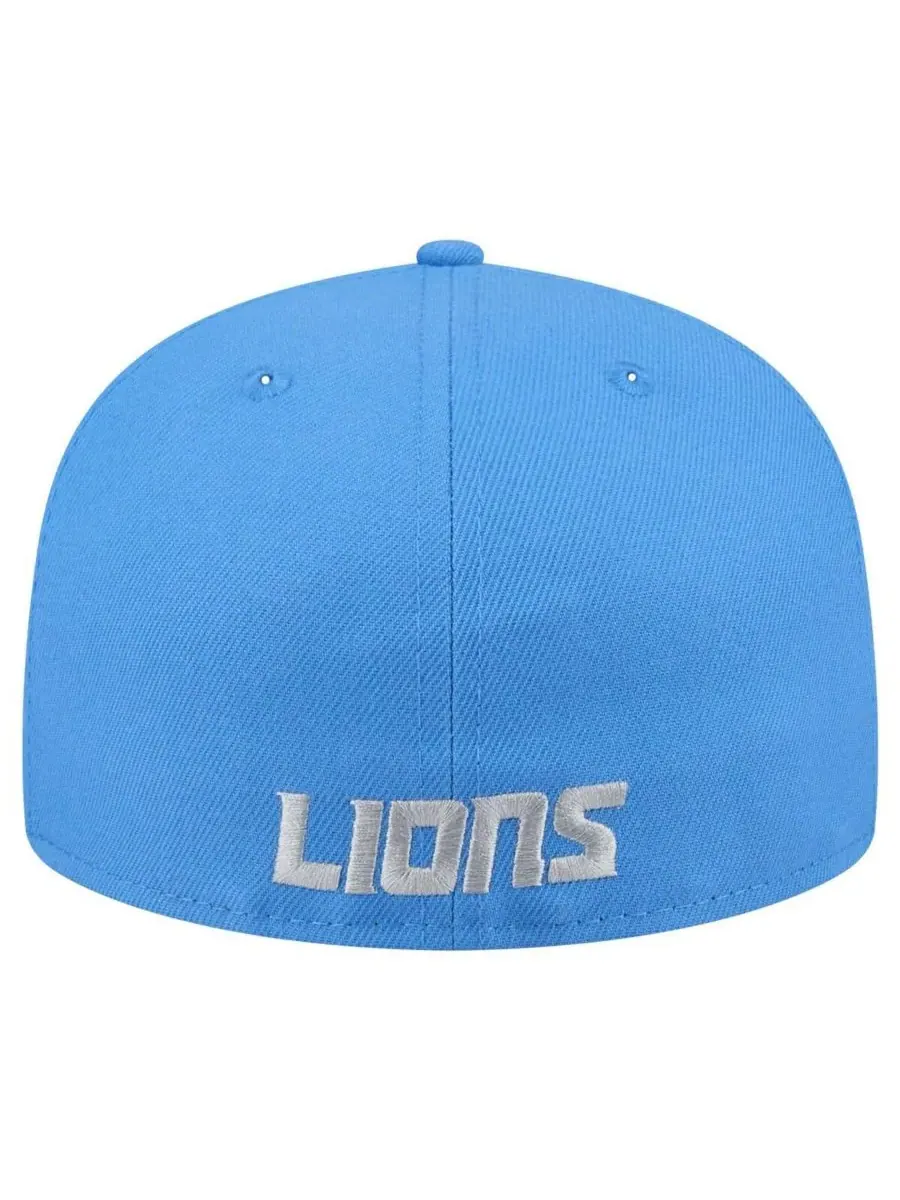 New Era Мужская синяя бейсболка Detroit Lions Omaha 59FIFTY — изображение 4 из 4, синий